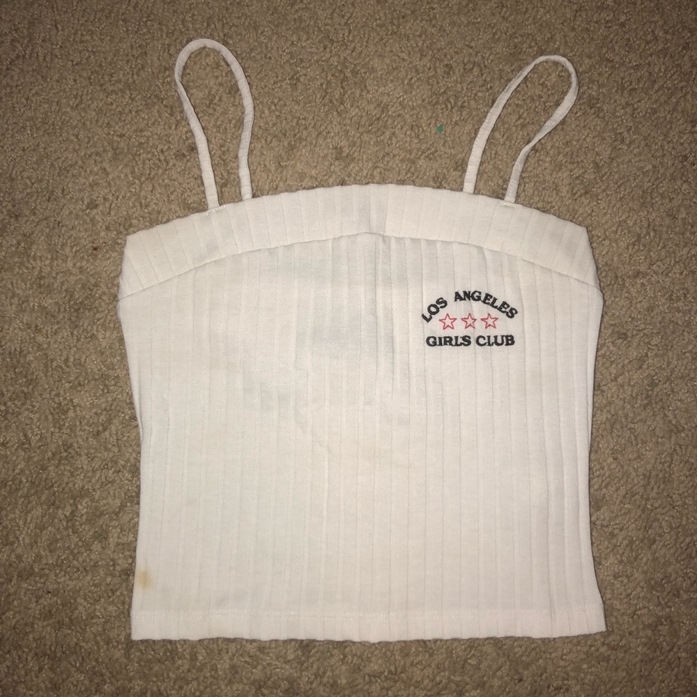 White Crop Top